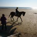 Marche nordique au Mont Saint Michel